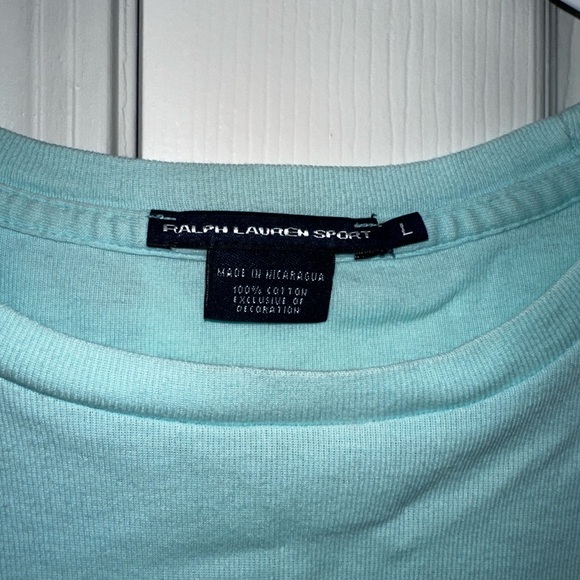 Ralph Lauren Sport Light Blue Top - Picture 3 of 4
